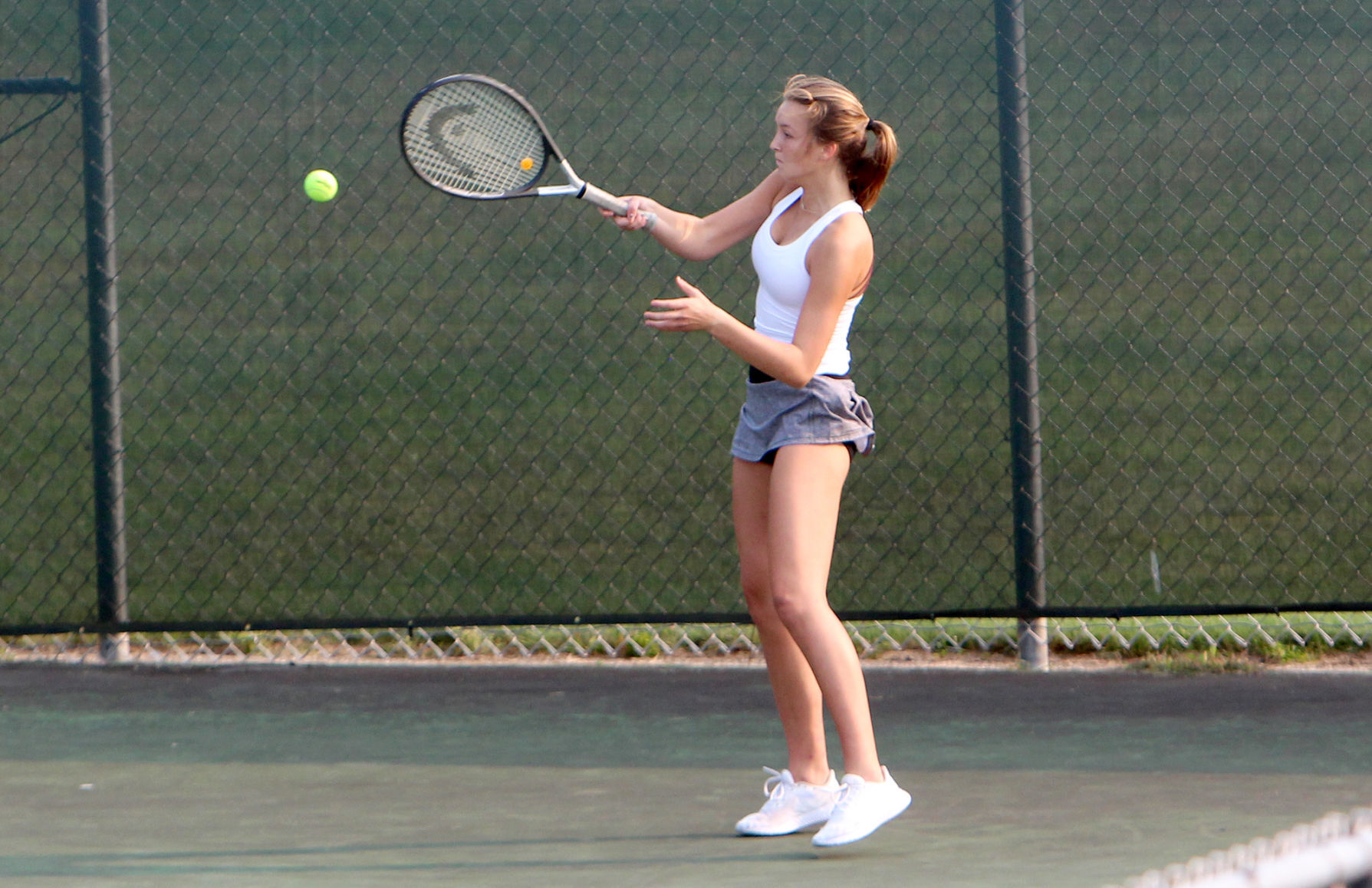Menomonie at Chippewa Falls girls tennis 9-15-20